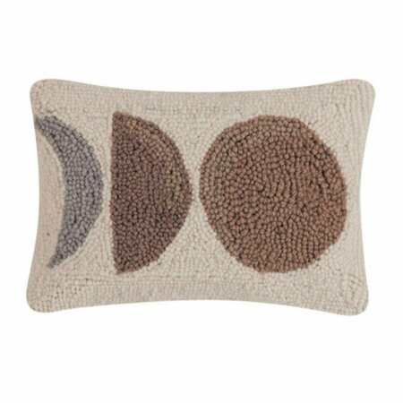 PUESTA EN ESCENA 8 x 12 in. Neutral Moons Polyester Filler Hook Pillow, 3PK PU3128356